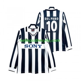 Fotbalový Dres Juventus DEL PIERO 10 Retro Domácí 1997 Dlouhý Rukáv